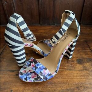 Torrid stripe floral heels